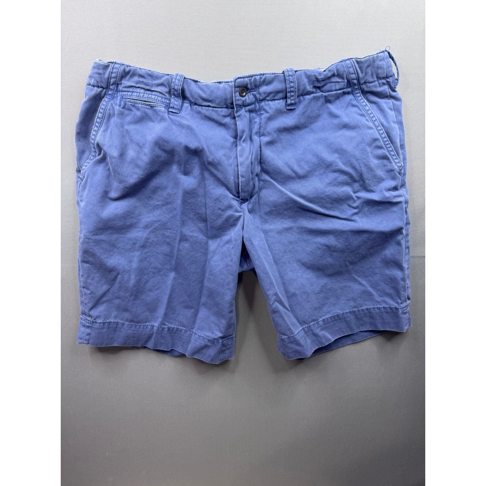 Polo Ralph Lauren‎ Mens Blue Chino Shorts Size 38 Cotton Twill Classic Fit